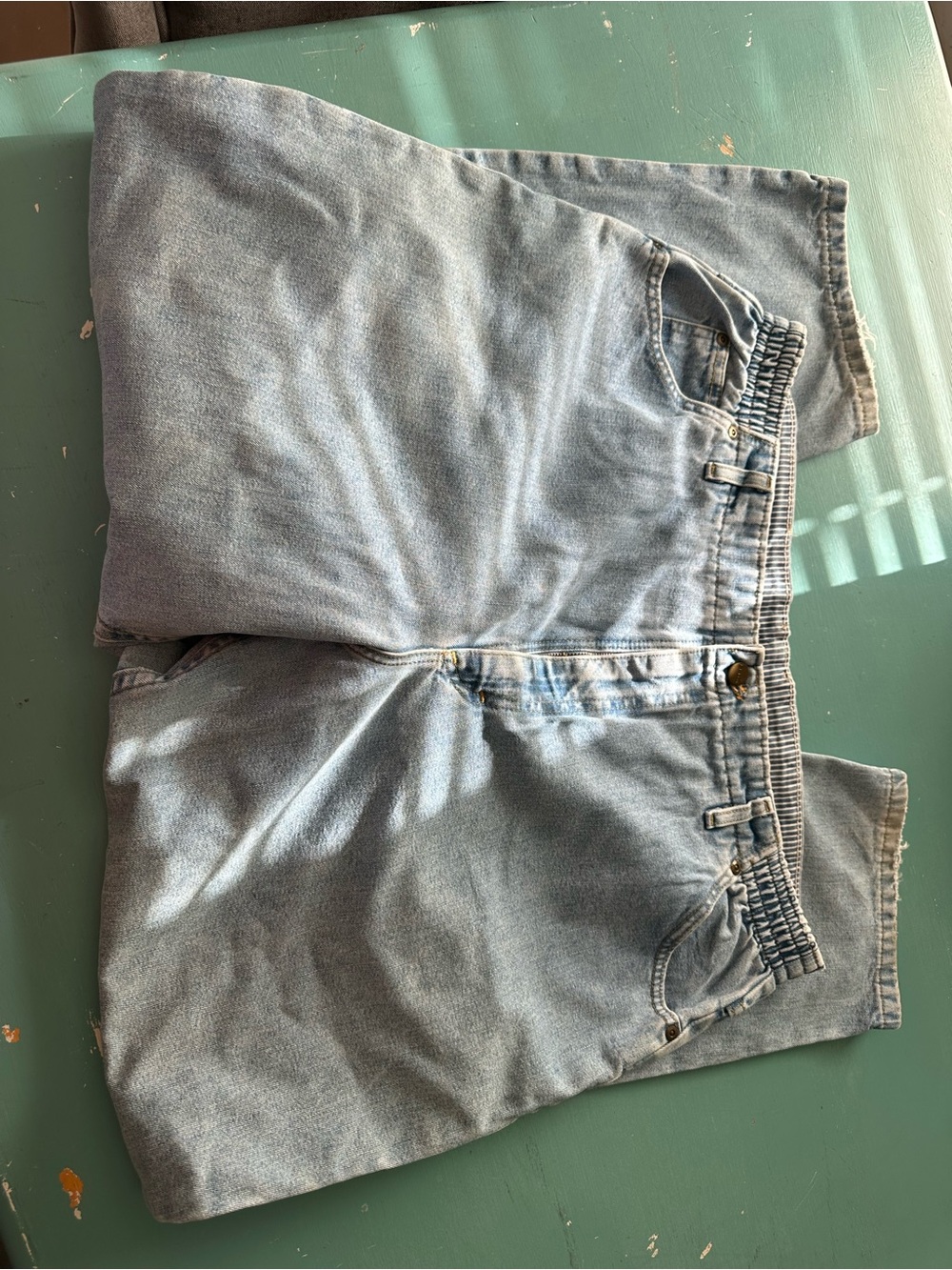 L.L. Bean Lot of 2 Vintage Elastic-Waist Jeans